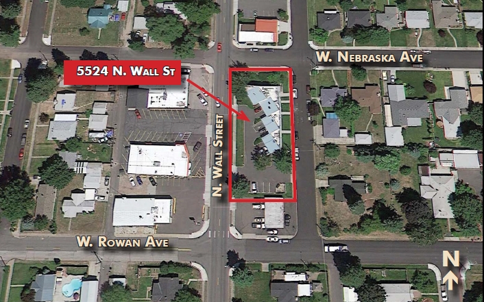 5566 N Wall St, Spokane, WA for lease - Aerial - Image 2 of 2