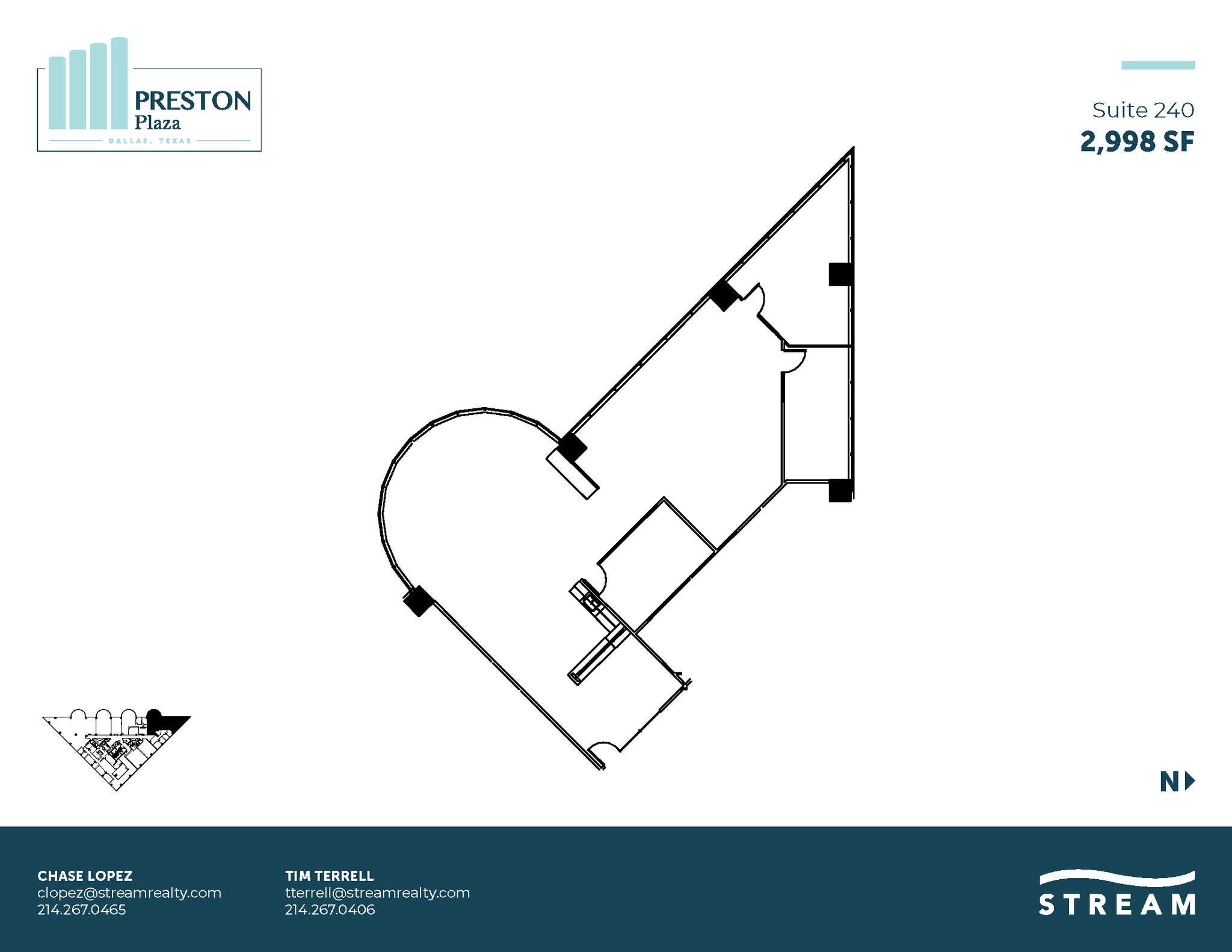 17950 Preston Rd, Dallas, TX for lease Floor Plan- Image 1 of 5