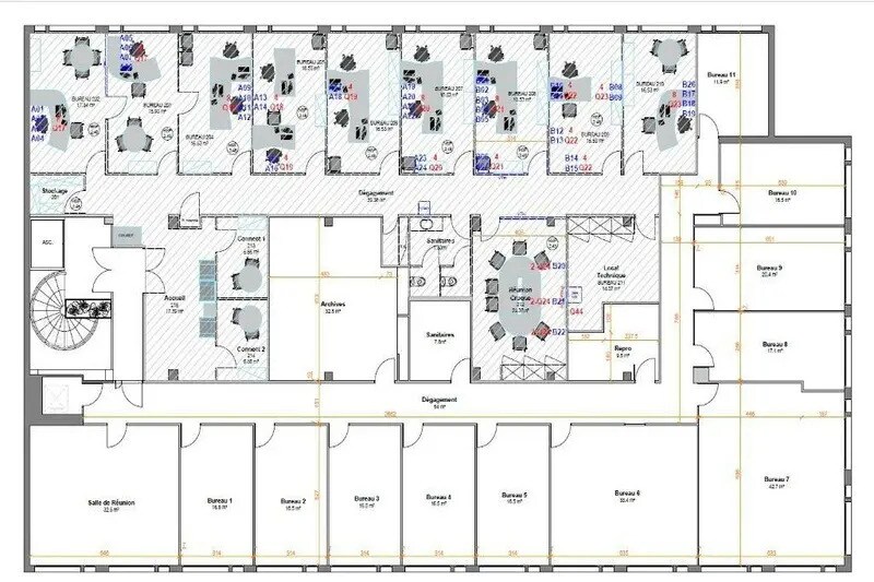 Office in Lyon for sale - Floor Plan - Image 3 of 7