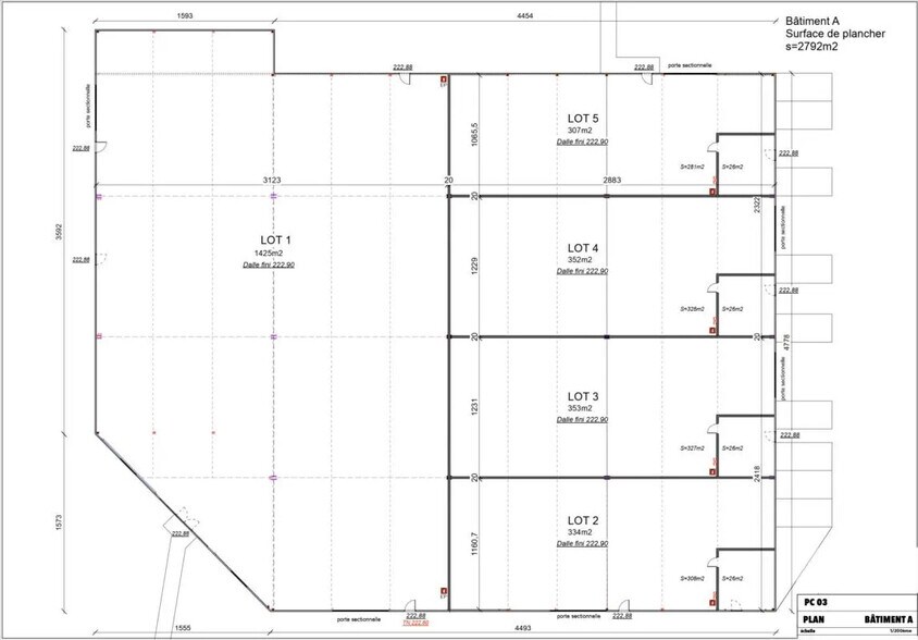 Industrial in Bourg-en-Bresse for lease - Floor Plan - Image 3 of 11