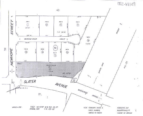 11577 Slater Ave, Fountain Valley, CA for lease - Plat Map - Image 2 of 3