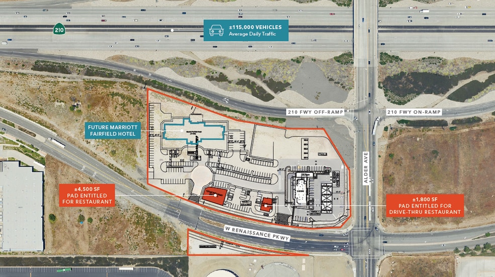 Alder Ave & W Renaissance Pkwy, Rialto, CA Ave, Rialto, CA for lease - Primary Photo - Image 1 of 3