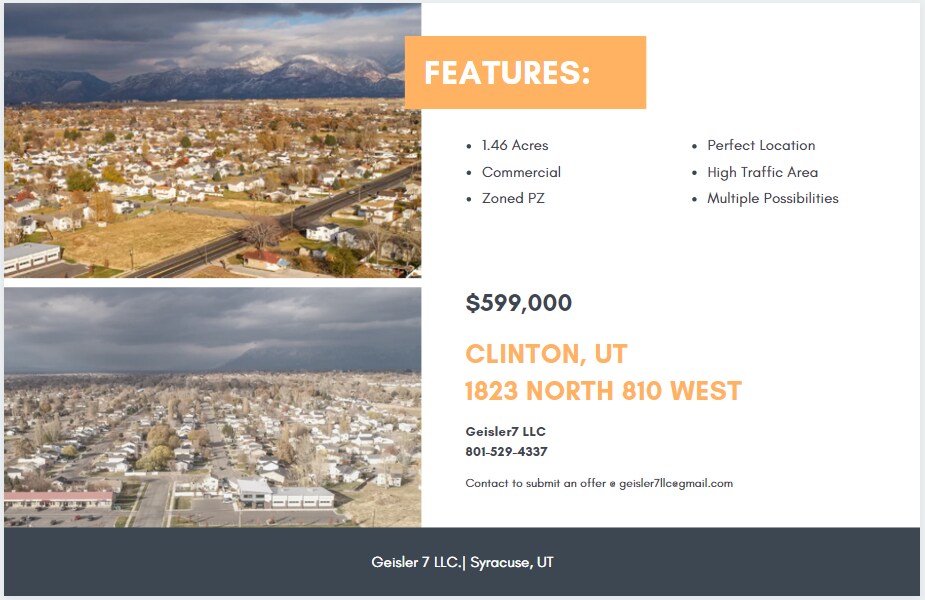 1823 N 810 W, Clinton, UT for sale Building Photo- Image 1 of 1