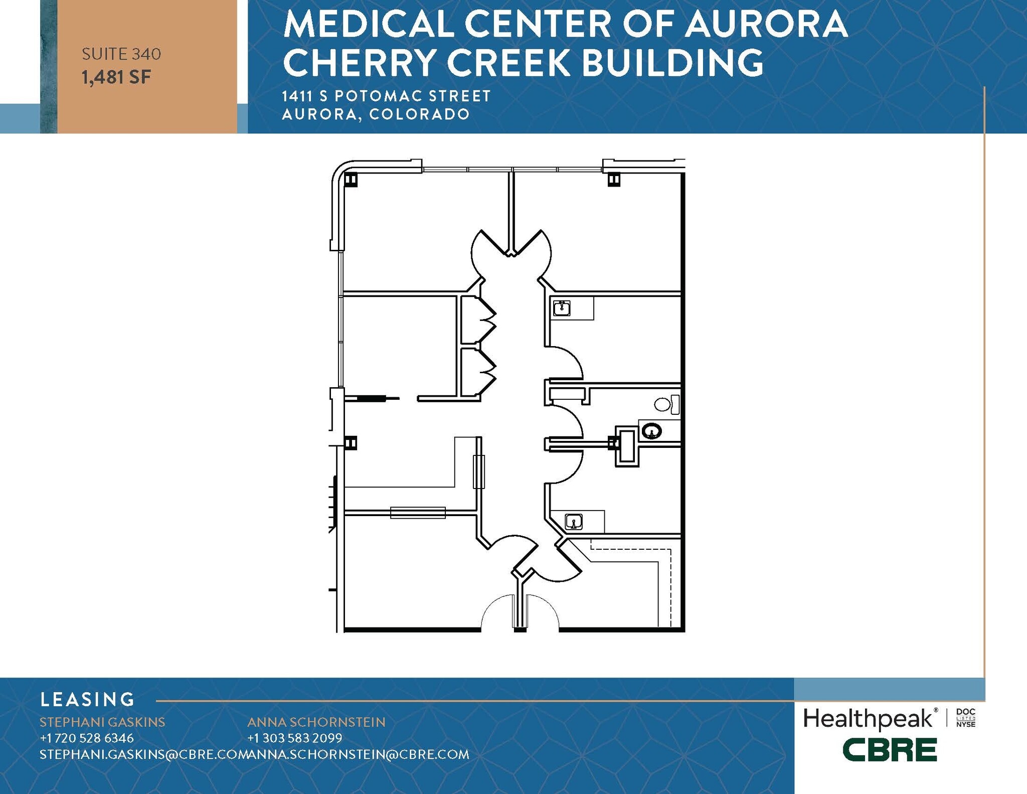 1411 S Potomac St, Aurora, CO for lease Floor Plan- Image 1 of 1