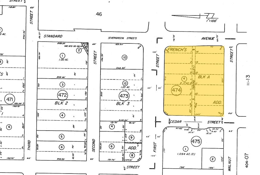 938-940 E 1st St, Santa Ana, CA for sale - Plat Map - Image 3 of 3
