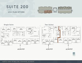 14823 W Bell Rd, Surprise, AZ for lease Floor Plan- Image 2 of 2