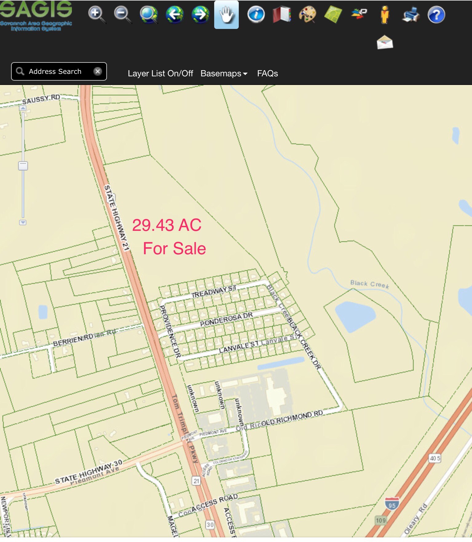 0 HWY 21 And I-95, Port Wentworth, GA for sale Building Photo- Image 1 of 1