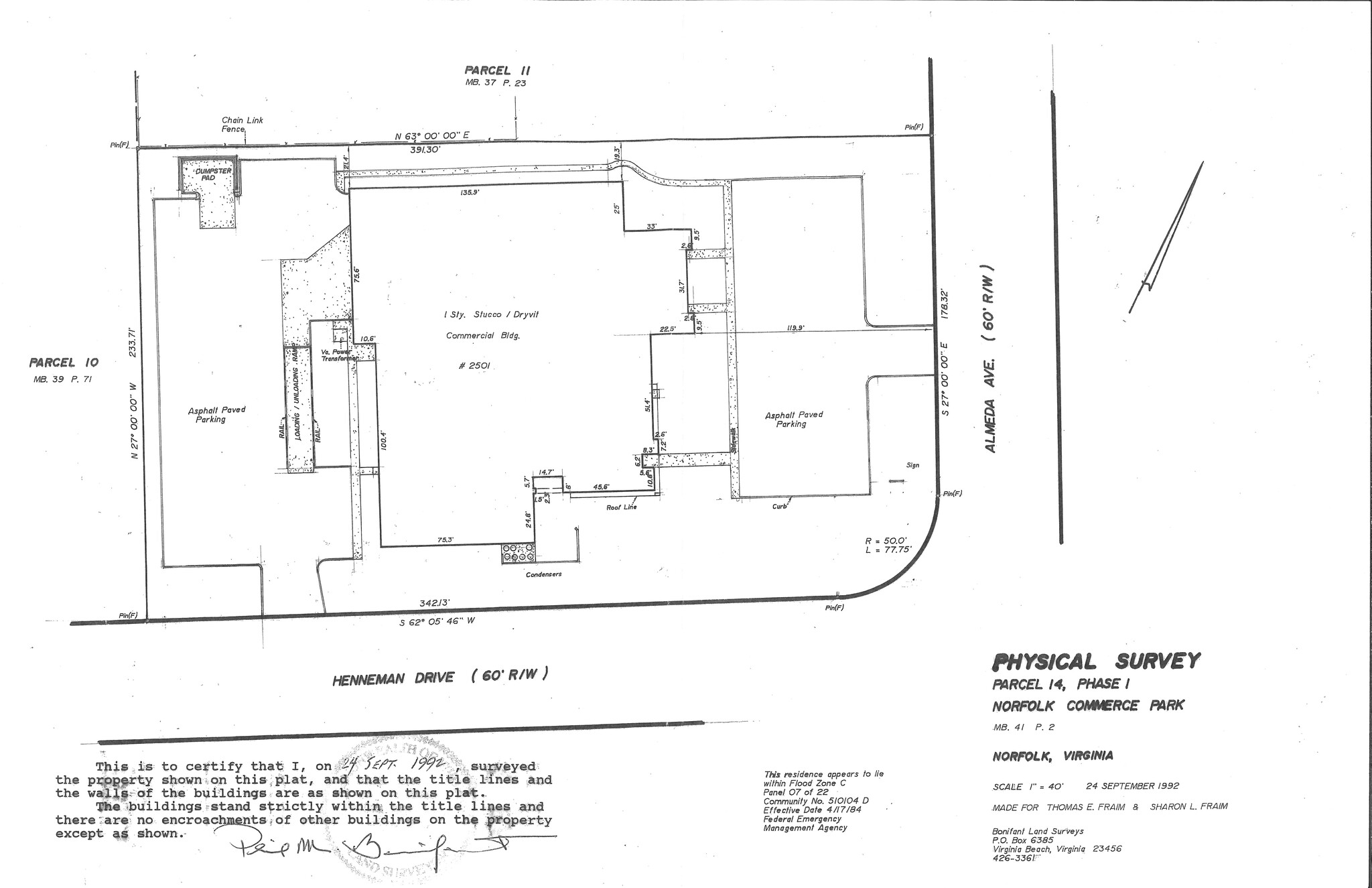 2501 Almeda Ave, Norfolk, VA for lease Site Plan- Image 1 of 2