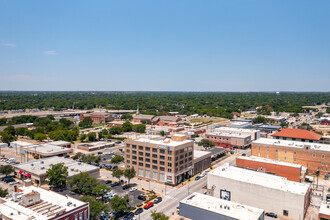 200 N Travis St, Sherman, TX - aerial  map view