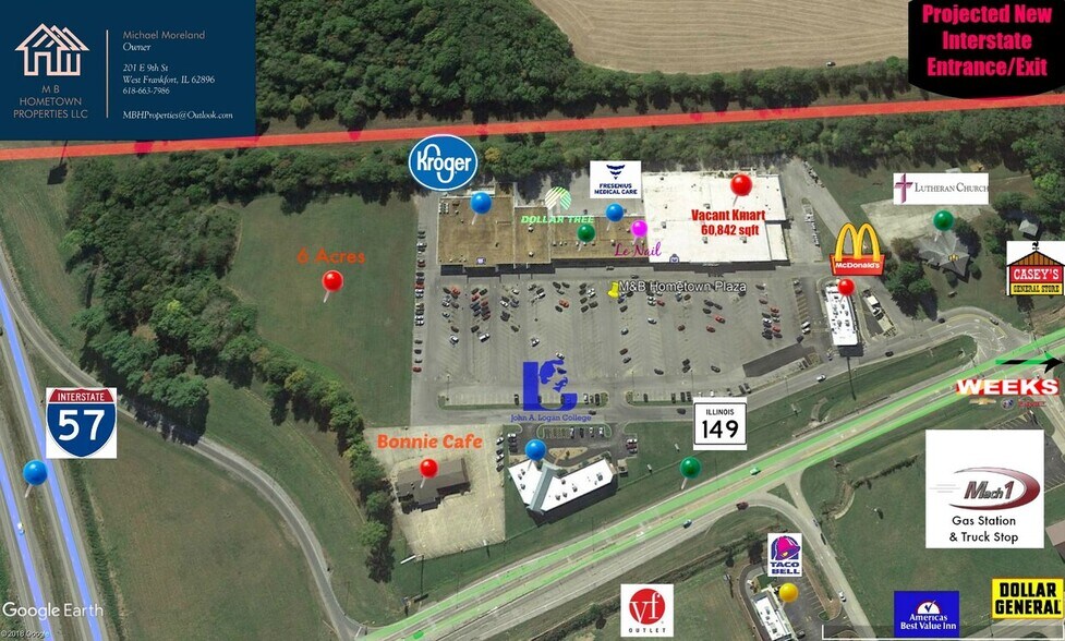 West Frankfort Plaza, West Frankfort, IL 62896 Land for Sale