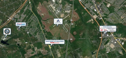 Route 30, Galloway Township, NJ - AERIAL  map view