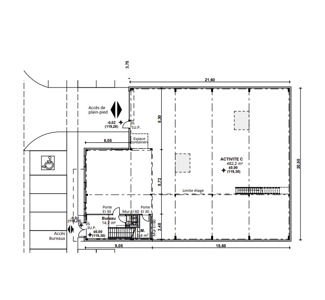 Rue Des Temps Modernes, Chanteloup-en-Brie for lease Floor Plan- Image 1 of 3
