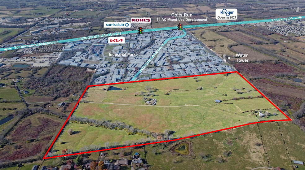 0 Industrial Pky, Nicholasville, KY for sale - Aerial - Image 3 of 6