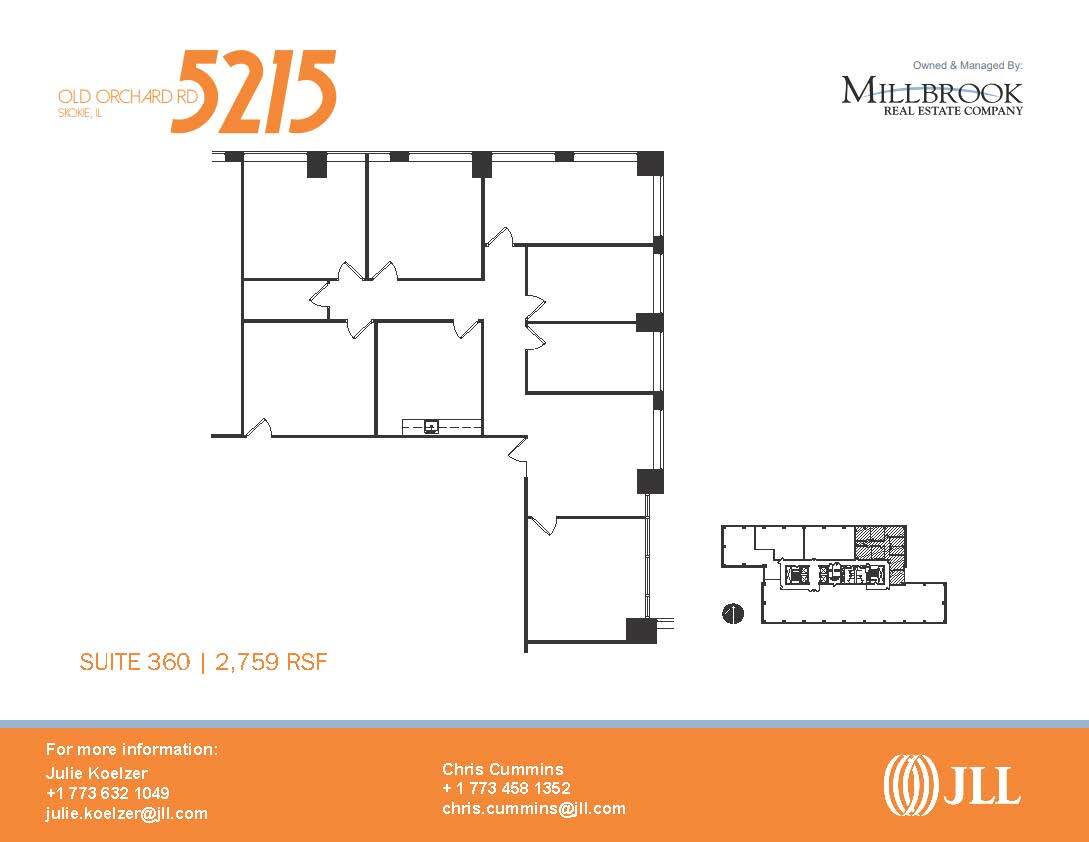 5215 Old Orchard Rd, Skokie, IL for lease Floor Plan- Image 1 of 1