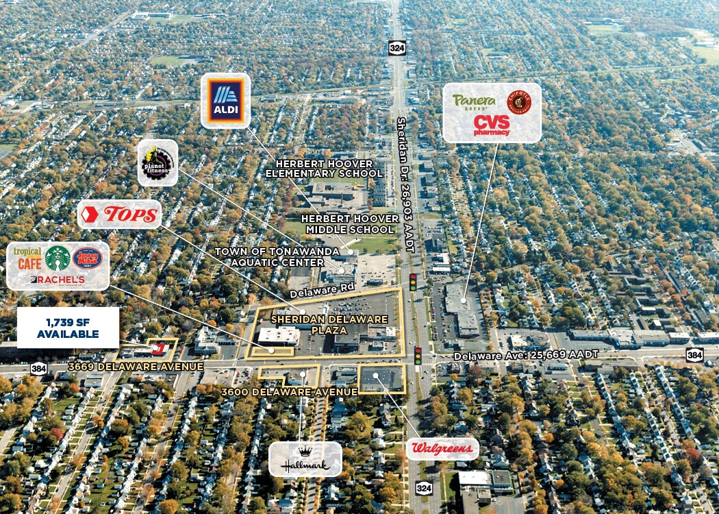 3669-3679 Delaware Ave, Tonawanda, NY for lease Building Photo- Image 1 of 2