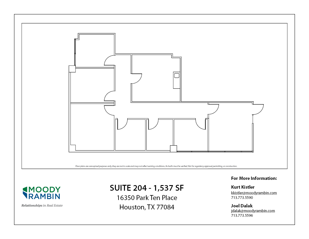 16350 Park Ten Place Dr, Houston, TX for lease Floor Plan- Image 1 of 1