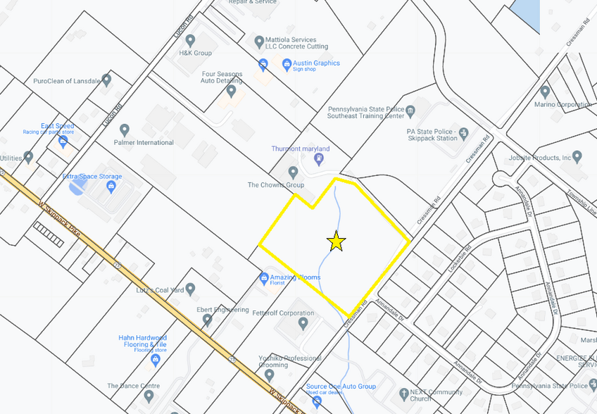 Skippack Pike & Cressman Rd, Schwenksville, PA for sale - Plat Map - Image 1 of 1