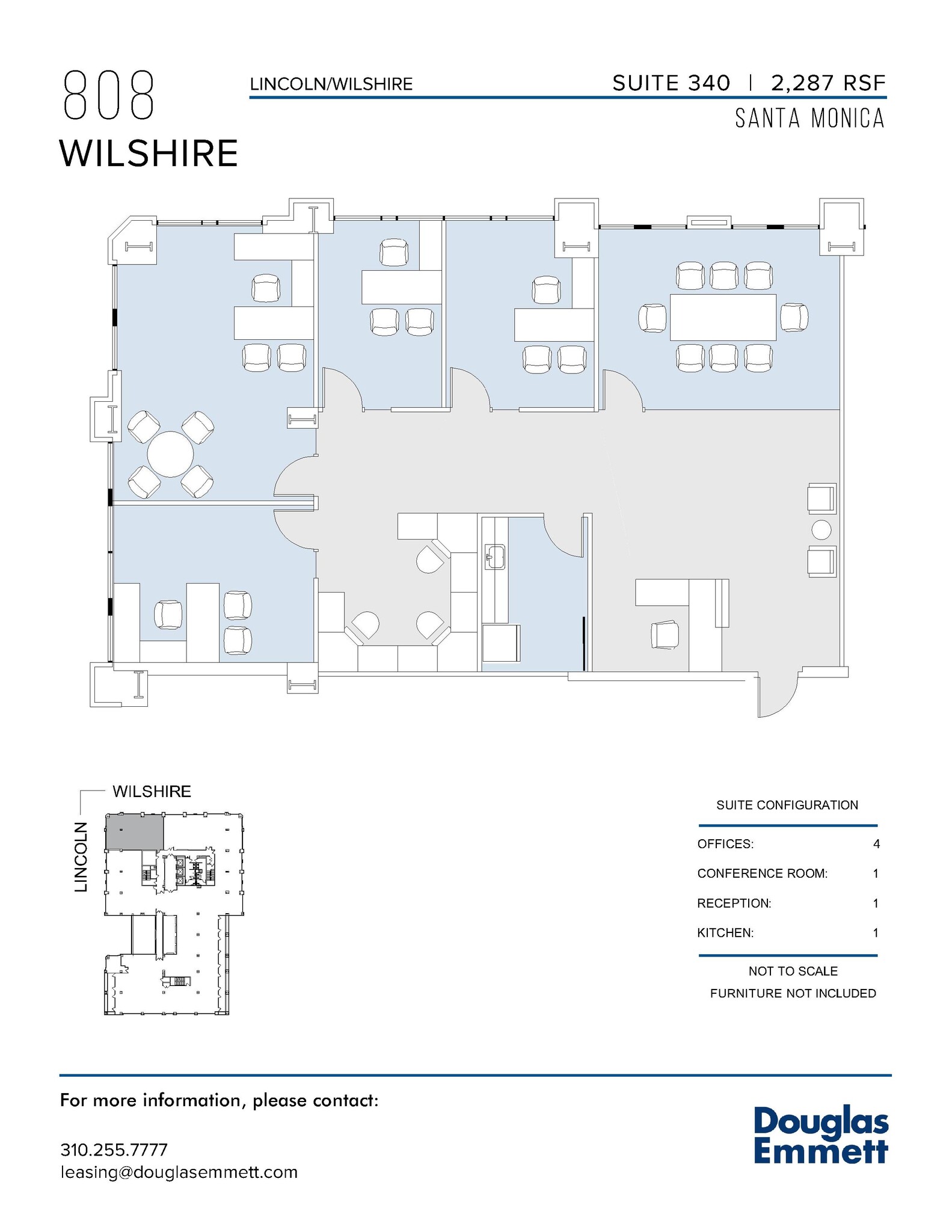 808 Wilshire Blvd, Santa Monica, CA for lease Floor Plan- Image 1 of 1