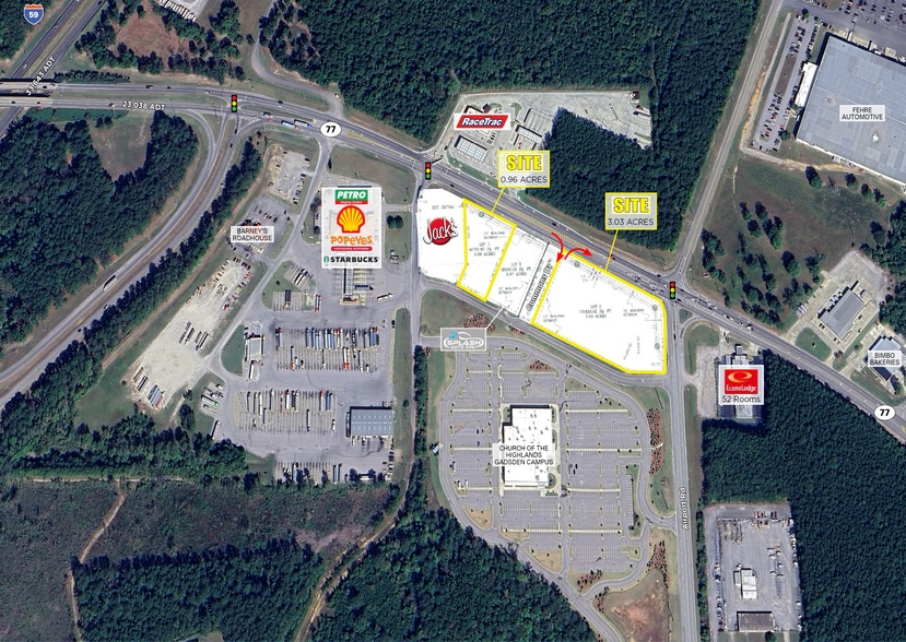 1708 W Grand Ave, Gadsden, AL for sale - Aerial - Image 3 of 4