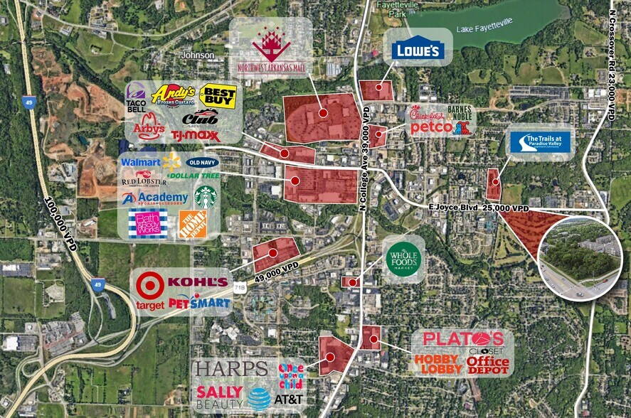 E Joyce Boulevard & Old Missouri rd, Fayetteville, AR for sale - Building Photo - Image 2 of 16