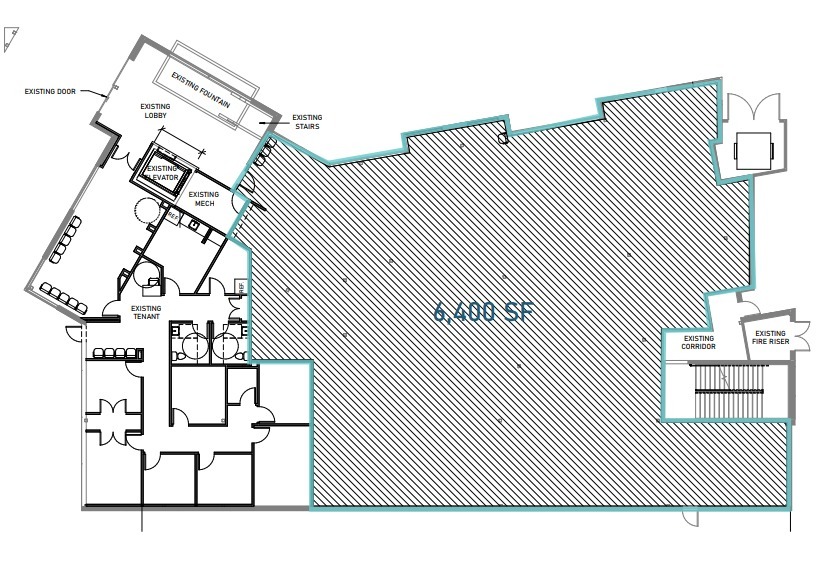 222 W Cypress St, San Antonio, TX for lease Floor Plan- Image 1 of 1