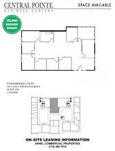 1651 E 4th St, Santa Ana, CA for lease Floor Plan- Image 1 of 2