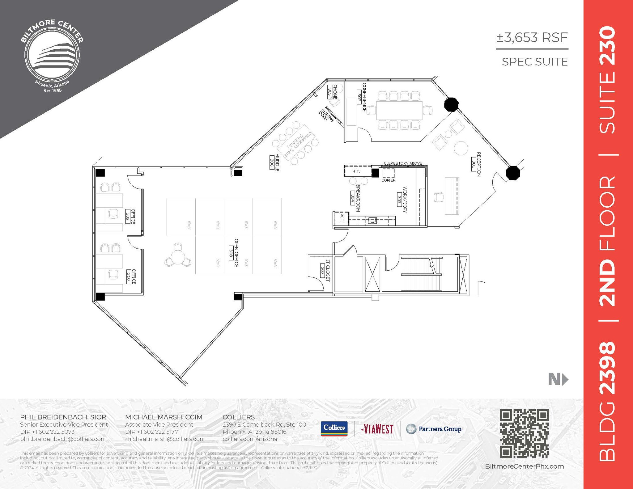 2398 E Camelback Rd, Phoenix, AZ for lease Floor Plan- Image 1 of 7