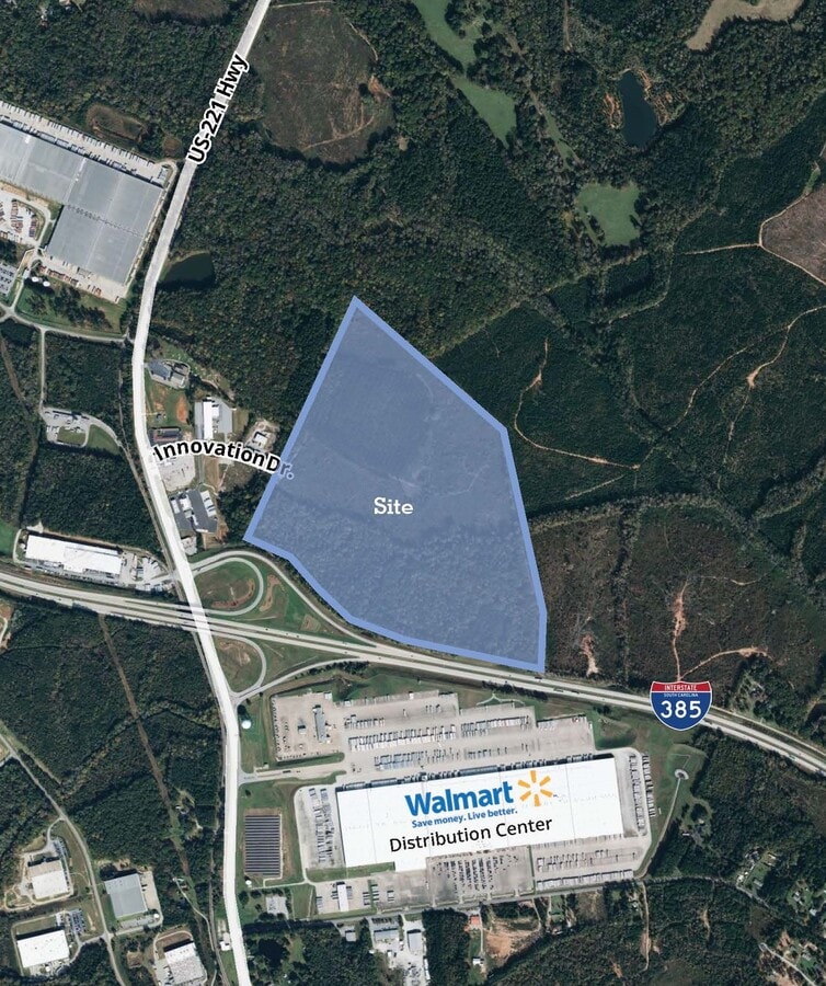Innovation Drive, Laurens, SC 29360 Highway 221 117 acres in