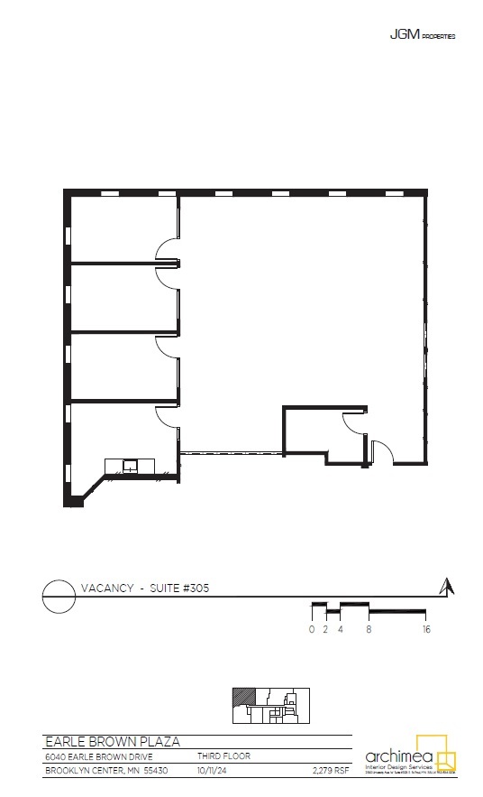 6040 Earle Brown Dr, Brooklyn Center, MN for lease Floor Plan- Image 1 of 1