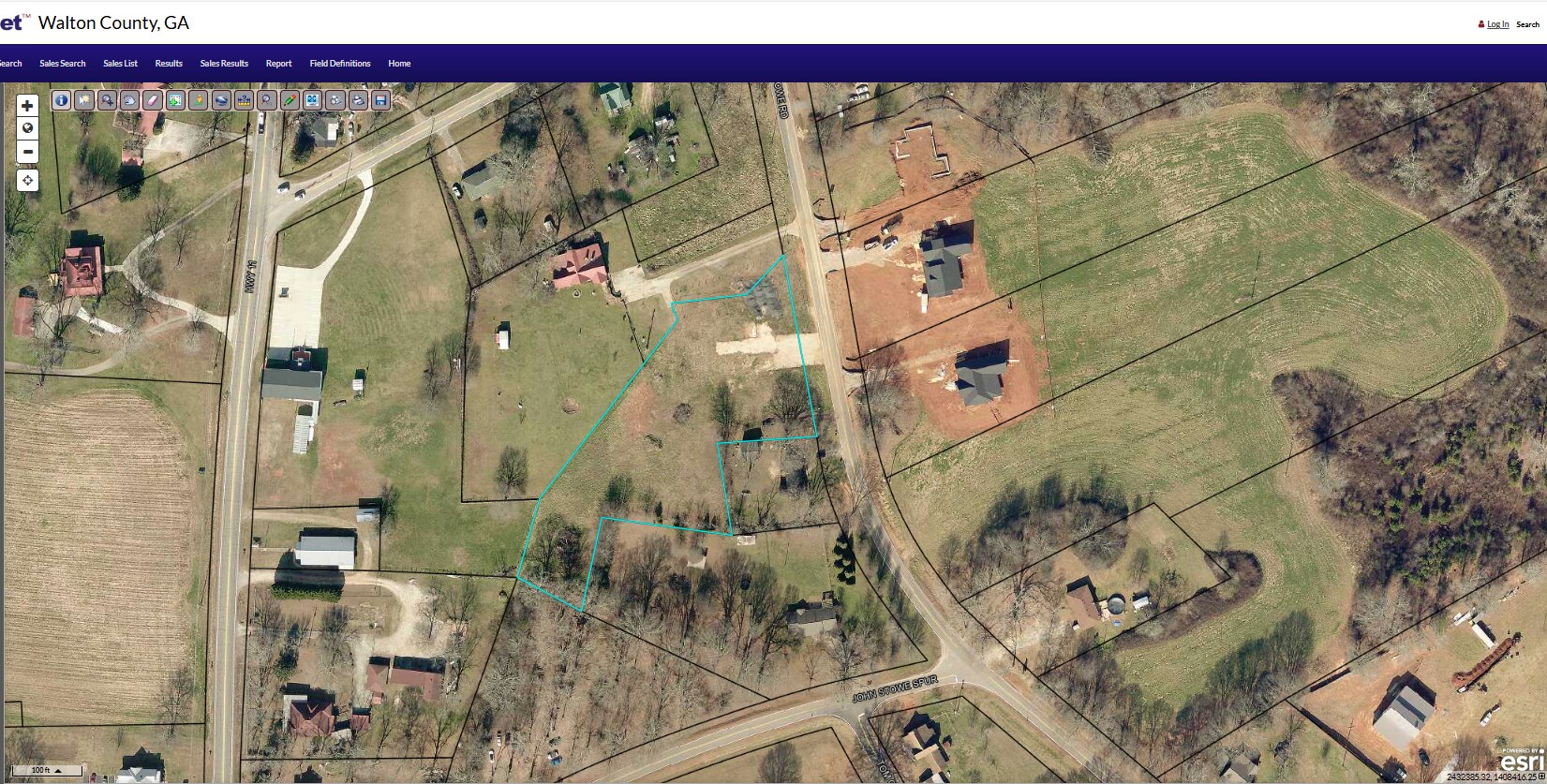 2720 John Stowe rd, Monroe, GA for sale Plat Map- Image 1 of 1