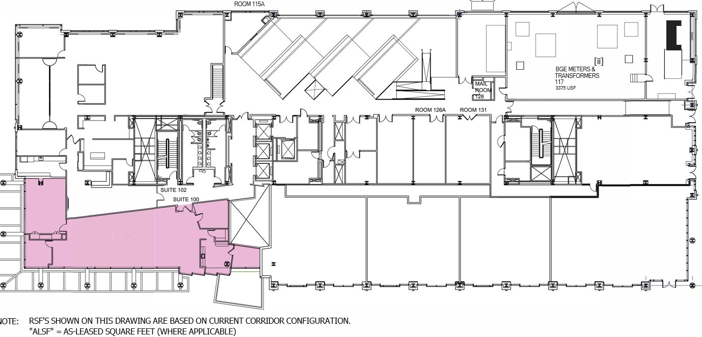 855 N Wolfe St, Baltimore, MD for lease Floor Plan- Image 1 of 1