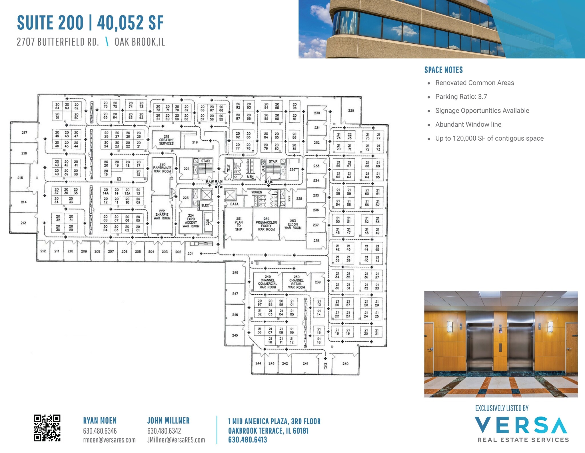 2707 Butterfield Rd, Oak Brook, IL for lease Floor Plan- Image 1 of 1
