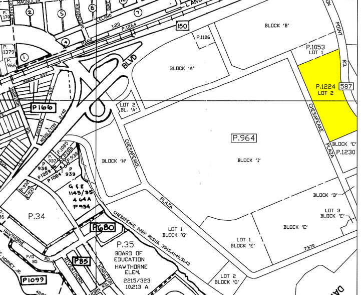 670 Chesapeake Park Plz, Middle River, MD for lease - Plat Map - Image 2 of 10