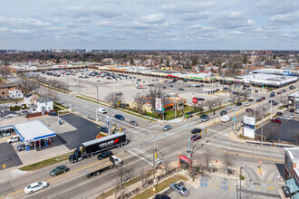 7200-7342 W Foster Ave, Chicago, IL - aerial  map view