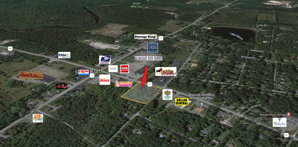 Route 940, Pocono Lake, PA for sale - Building Photo - Image 1 of 6
