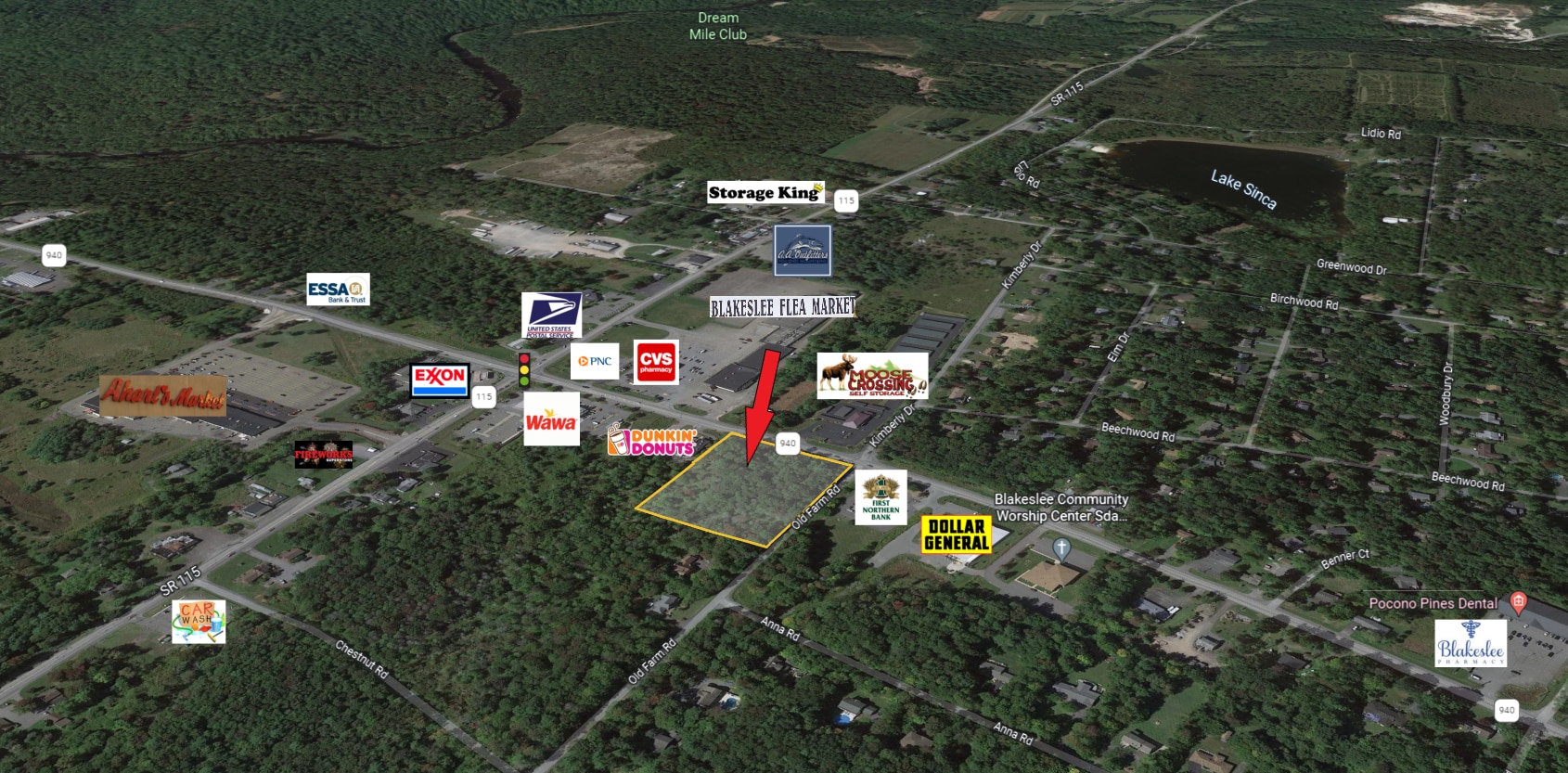 Route 940, Pocono Lake, PA for sale Building Photo- Image 1 of 7