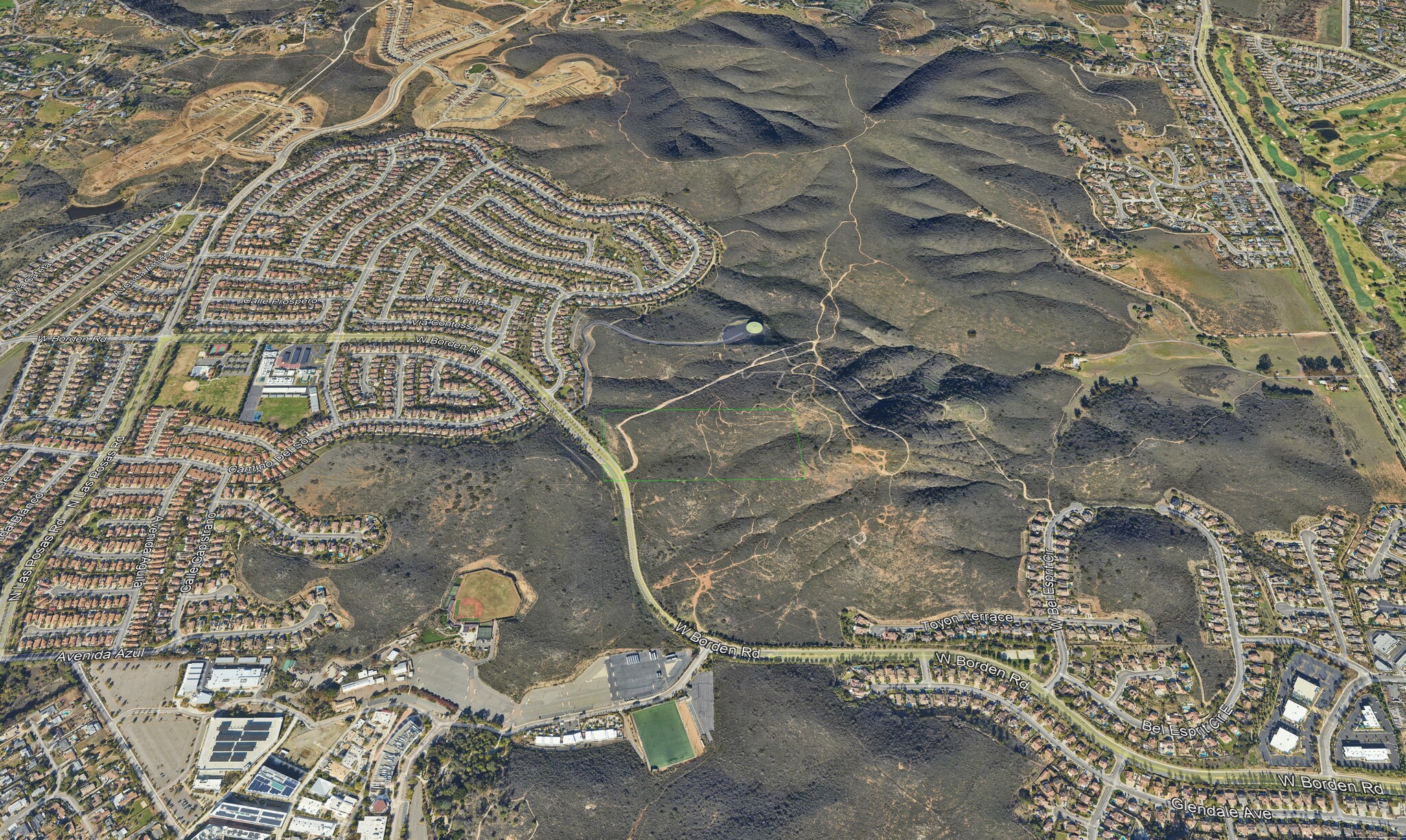 Borden Rd, San Marcos, CA for sale Aerial- Image 1 of 7