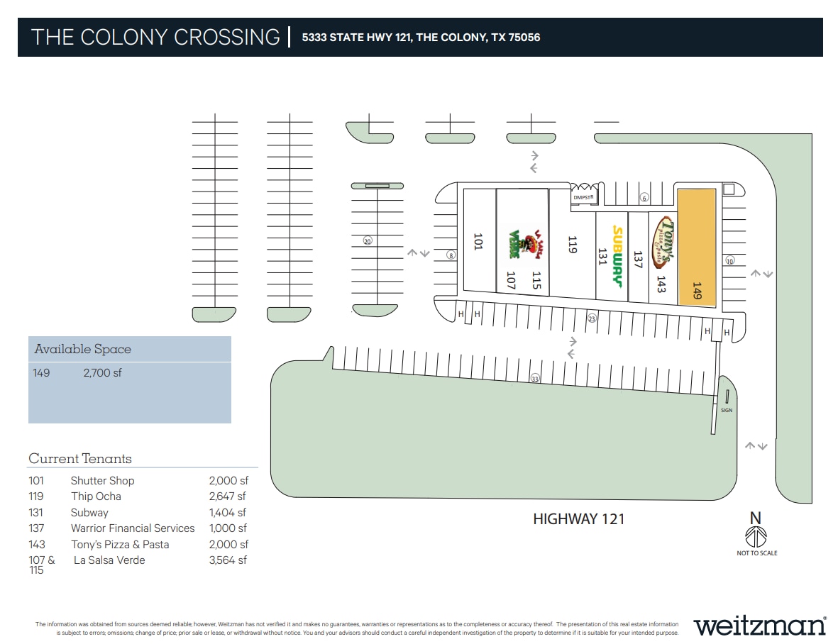 5333 State Highway 121, The Colony, TX for lease Site Plan- Image 1 of 1