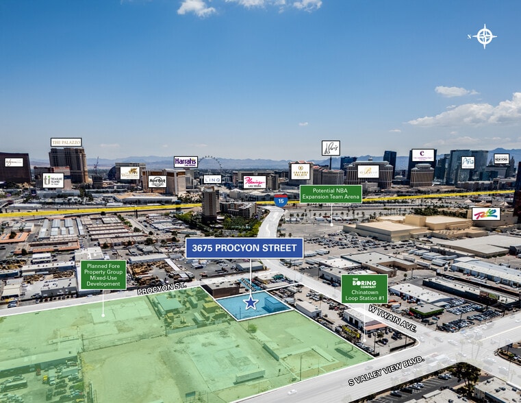 3675 Procyon St, Las Vegas, NV for sale - Aerial - Image 3 of 4