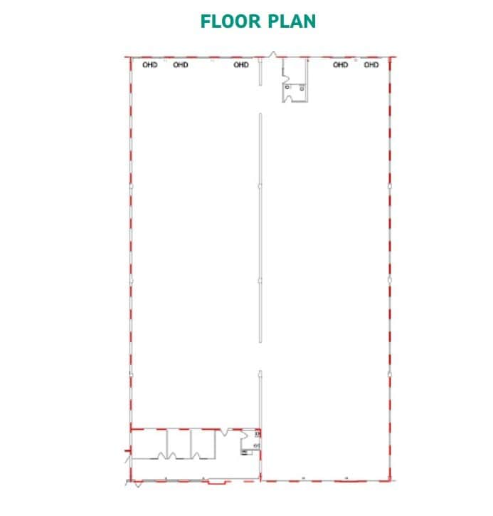 21330 115 Av NW, Edmonton, AB for lease Floor Plan- Image 1 of 1
