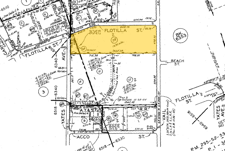 2101 W Flotilla St, Montebello, CA for lease - Plat Map - Image 3 of 3