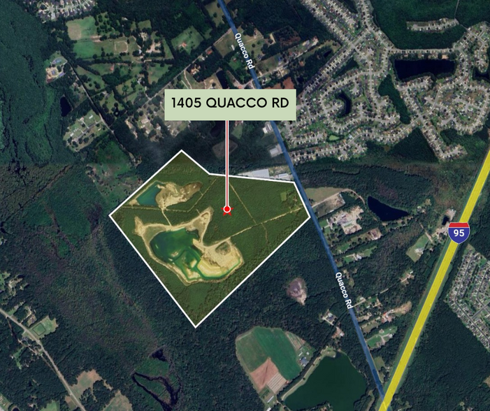 1405 Quacco Rd, Pooler, GA for sale - Aerial - Image 1 of 1