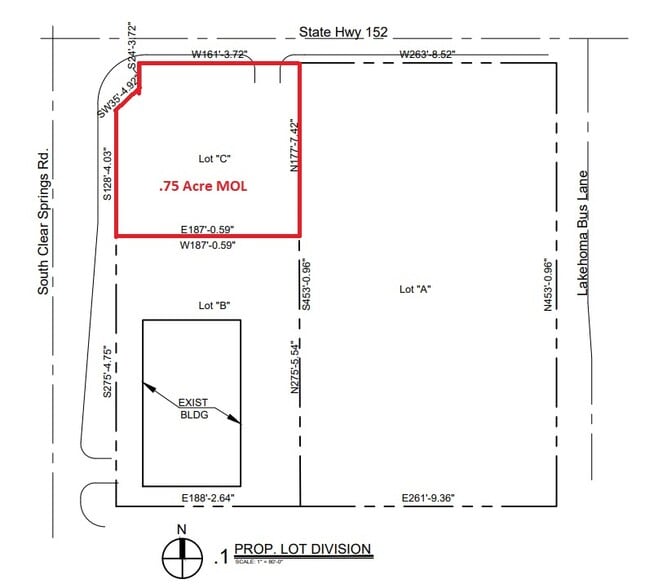 1640C W State Highway 152, Mustang, OK for sale - Plat Map - Image 1 of 4