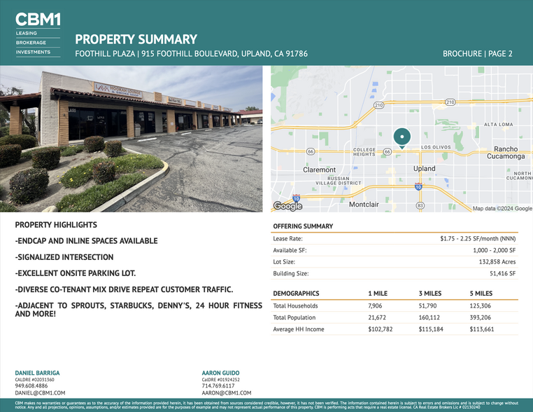 965 W Foothill Blvd, Upland, CA for lease - Building Photo - Image 2 of 8