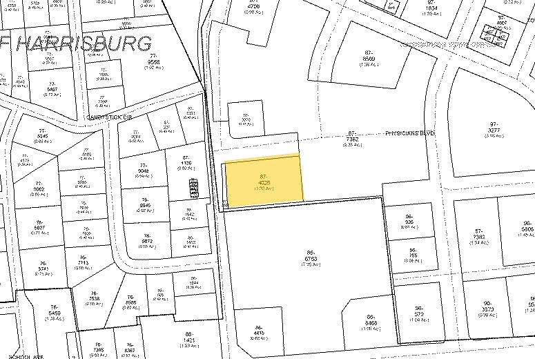 4315 Physicians Blvd, Harrisburg, NC for lease - Plat Map - Image 2 of 8