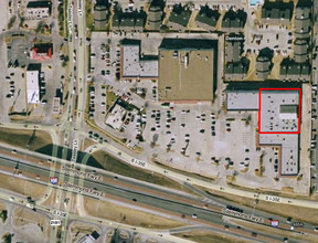 721-725 S Interstate 35, Denton, TX - aerial  map view