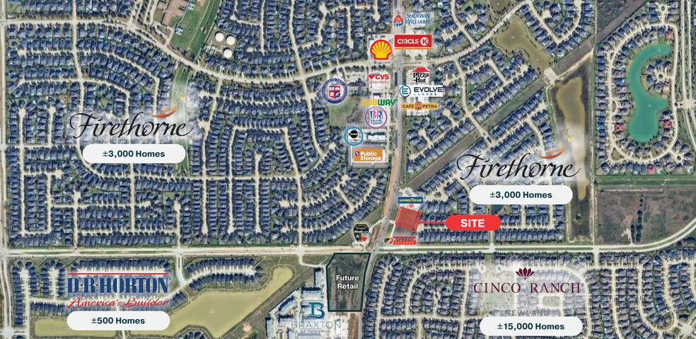 FM 1463 & Crossover Rd, Katy, TX for lease - Aerial - Image 2 of 3