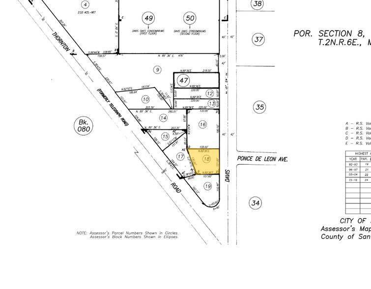 8709 Thornton Rd, Stockton, CA for sale - Plat Map - Image 1 of 1