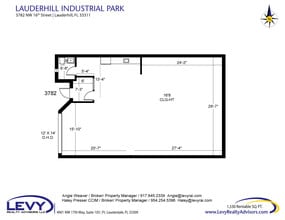 3700-3798 NW 16th St, Lauderhill, FL for lease Floor Plan- Image 2 of 2