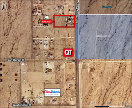 Sun Valley Parkway & Van Buren Street, Buckeye, AZ - aerial  map view - Image1